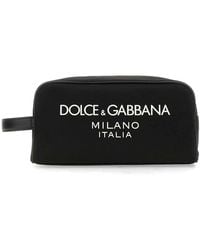 Dolce & Gabbana - Logo Necessaire Bag - Lyst