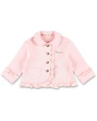 Marni - Charming Mini Cotton Jacket For Girls - Lyst