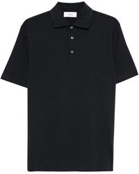 Lardini - Cotton And Silk Blend Polo Shirt - Lyst