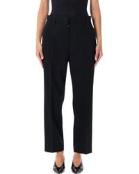 Lanvin - Wool Cigarette Trousers - Lyst