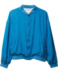 Versace - Blouson Overdyed Silk Popeline - Lyst