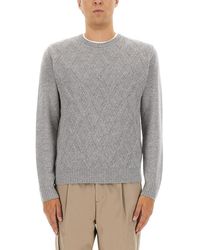 Herno - Textured Knit Cashmere Sweater - Lyst