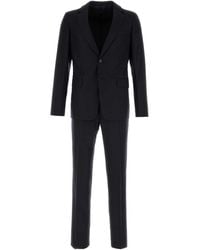 Prada - Embroidered Wool Blend Suit - Lyst
