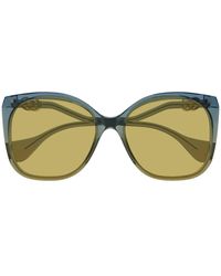 Gucci - Rectangle-Frame Acetate Acetate Sunglasses Gg1010S-003 - Lyst