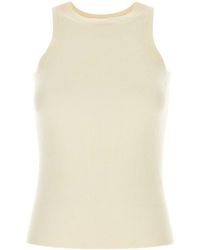 Co. - Ivory Cashmere Tank Top - Lyst