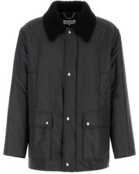 Maison Margiela - Graphite Polyester Padded Jacket - Lyst