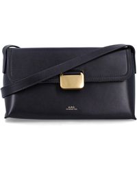 A.P.C. - A. P.C. Leather Crossbody Bag - Lyst
