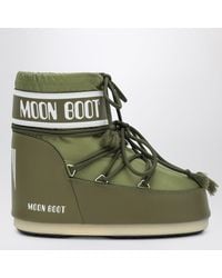 Moon Boot Icon Low Mini Nylon Boot For in White | Lyst