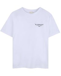 Givenchy - T-Shirt Con Stampa Sul Retro - Lyst
