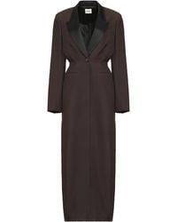 KHAITE - Bellow Single-Breasted Long Coat - Lyst