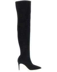 Casadei - Boots Julia Suede Stretch - Lyst