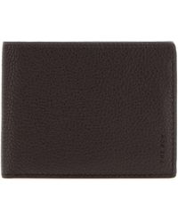 The Row - 11 Cm X 8 Cm X 2 Cm Dark Leather Wallet - Lyst
