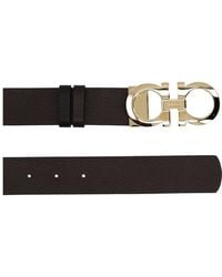 Ferragamo - Reversible "Hooks" Belt - Lyst