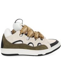 Lanvin - Low-Top Lace-Up Sneakers - Lyst