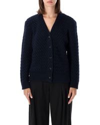 Bottega Veneta - Intrecciato Wool Cardigan - Lyst