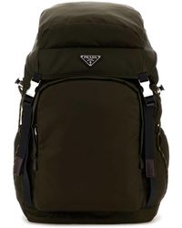 Prada - Canvas Backpack - Lyst