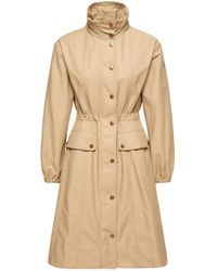 Moncler - Technical Twill Mini Jacket With Adjustable Waist - Lyst