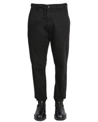 Aspesi - Straight-Leg Chinos With Zipper - Lyst