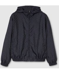 Gucci - Gg Nylon Zip Jacket - Lyst