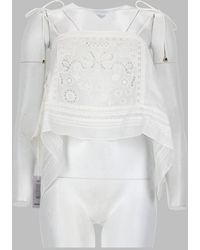 Self-Portrait - Elegant Raylon Top For Spring/Summer 2026 - Lyst