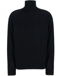 Semicouture - Freda Virgin Wool V-Neck Sweater For - Lyst