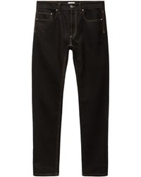Versace - Classic Straight-Leg Denim Pants With Contrast Stitching - Lyst