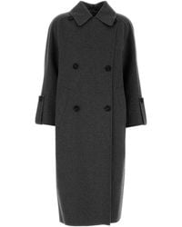 Max Mara - S Dark Wool Alice Coat - Lyst