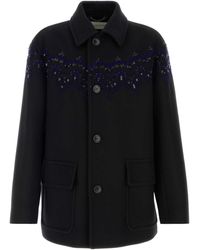 Dries Van Noten - Wool Blend Randale Coat - Lyst