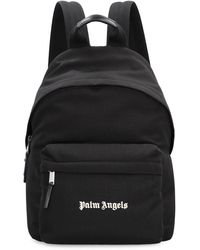 Palm Angels - Logo Backpack Polyamide Backpacks - Lyst