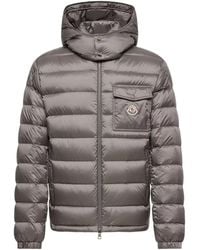 Moncler - Nylon Quilted Down Jacket With Detachable Hood - Lyst