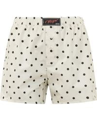 MSGM - Boxer Shorts With Vita Technology And Polka Dot Print - Lyst
