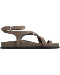 A.Emery - A. Emery Slim Jalen Sandal With Crossover Straps And Buckle Closure - Lyst