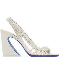 Fendi - Leather Arc Sandals - Lyst