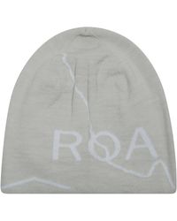ROA - Logo Wool Beanie - Lyst