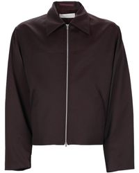 Our Legacy - Solid Shirt Collar Jacket - Lyst