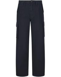 Burberry - Cotton Cargo Trousers - Lyst