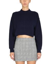 Max Mara - Wool And Cashmere Crew Neck Sweater - Lyst