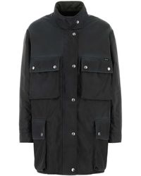Prada - Charcoal Re-Nylon Jacket - Lyst
