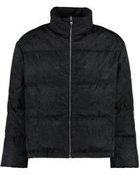 Versace - Jacquard Full Zip Down Jacket For Fw23 - Lyst