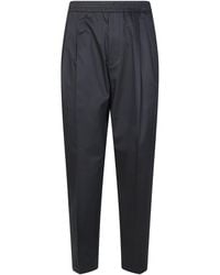 BE ABLE - Mini Trousers With Elastic Waist And Double Pleats - Lyst