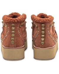 Kurt Geiger - Chic Leather Ankle Boots With Studded Detail - Lyst