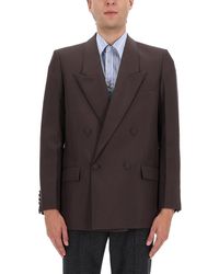 Gucci - Double-Breasted Jacket - Lyst