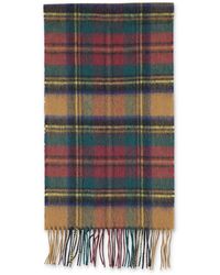 Barbour - Plaid Wool-Cashmere Scarf - Lyst