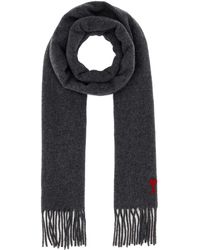 Ami Paris - Red Adc Scarf - Lyst