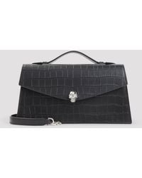 McQueen - Mini Skull Top Handle Bag - Lyst