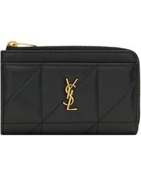 Saint Laurent - Jamie Zip Card Case - Lyst