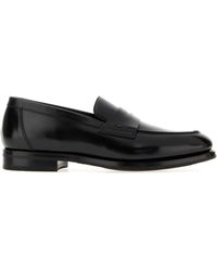 Santoni - Solid Loafers - Lyst