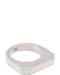 Rick Owens - Beveled Holthendwood Brass Ring - Lyst
