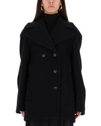 Sportmax - Max Mara Adamo Double Breasted Tailored Virgin Wool Blazer - Lyst
