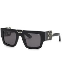 Philipp Plein - Sunglasses Square Full Rim, Frame And Lens Spp092M700Y - Lyst